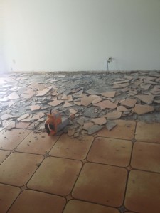 removing tile