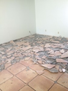 removing tile
